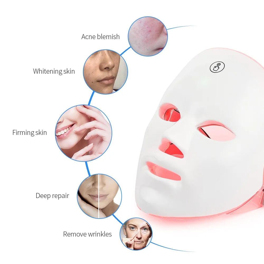 LumiMask Pro — 7-Color LED Photon Face Mask