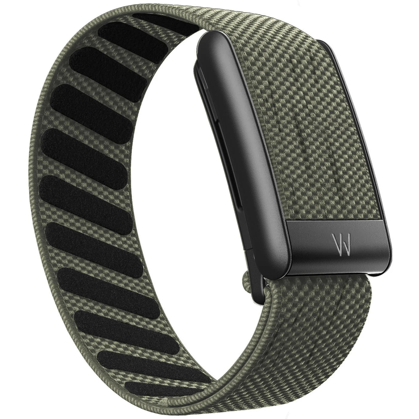 Suitable for Whoop 5.0 wristband strap, nylon woven elastic Whoop mg sports replacement strap, W logo metal