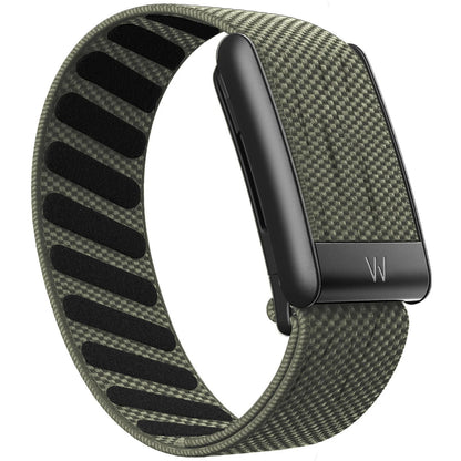 Suitable for Whoop 5.0 wristband strap, nylon woven elastic Whoop mg sports replacement strap, W logo metal