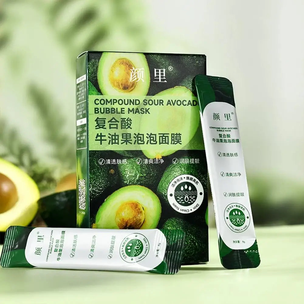 Centella Asiatica Bubble Facial Mask Blackhead Removal Freeze Mask Soothing Bubble Mask Shrink Pores Brighten Skin Nourish Mask