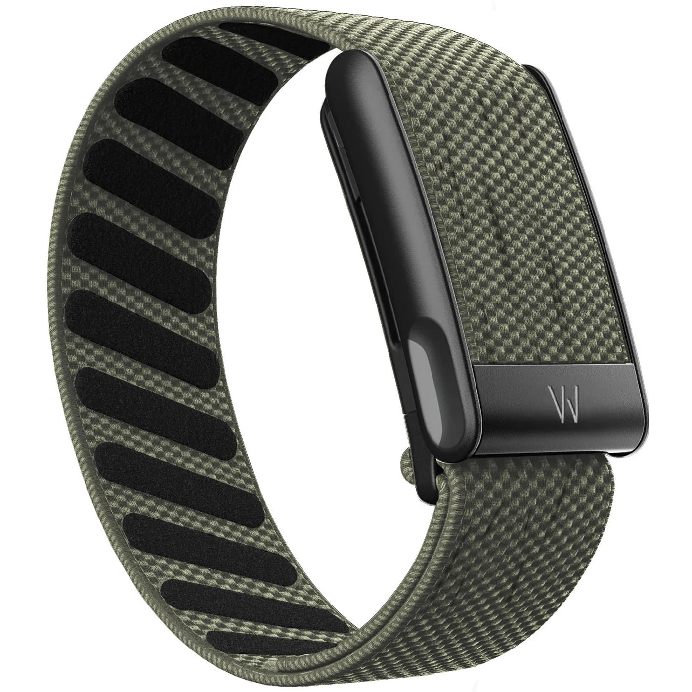 Suitable for Whoop 5.0 wristband strap, nylon woven elastic Whoop mg sports replacement strap, W logo metal