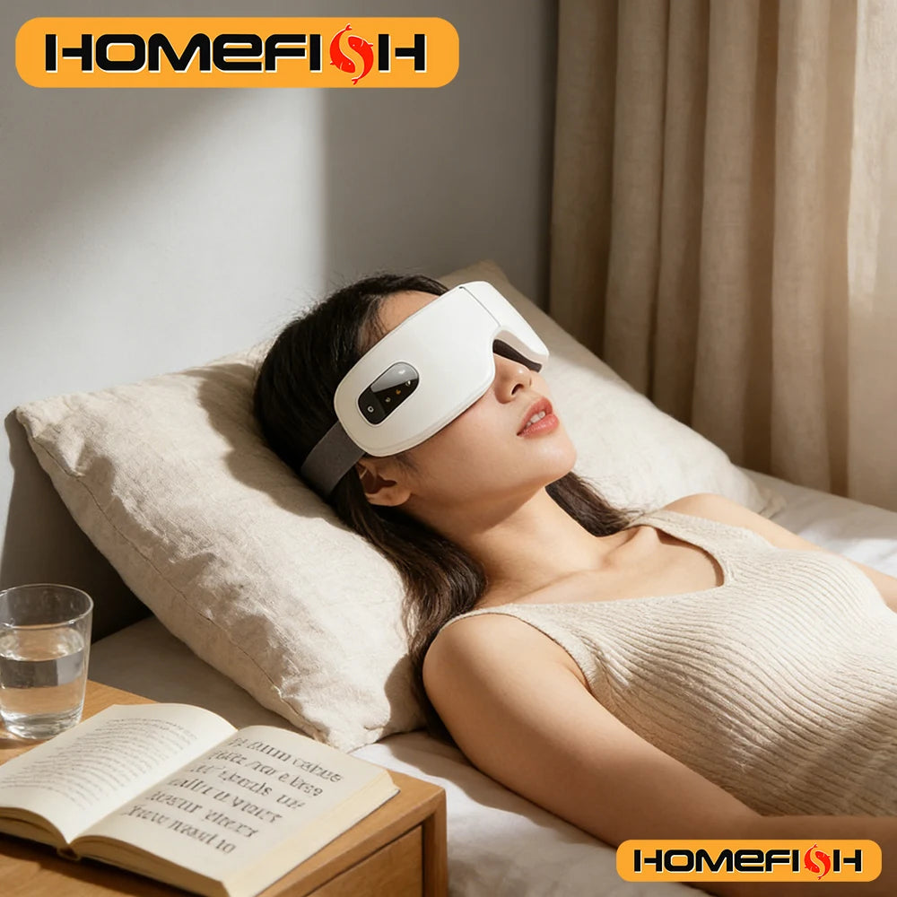 Intelligent Charging Steam Eye Massager - Bt Vibration Hot Compress Eye Mask for Children Eye Protection Device