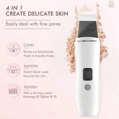 LumiClear Pro — EMS Ultrasonic Skin Scrubber & Pore Cleanser