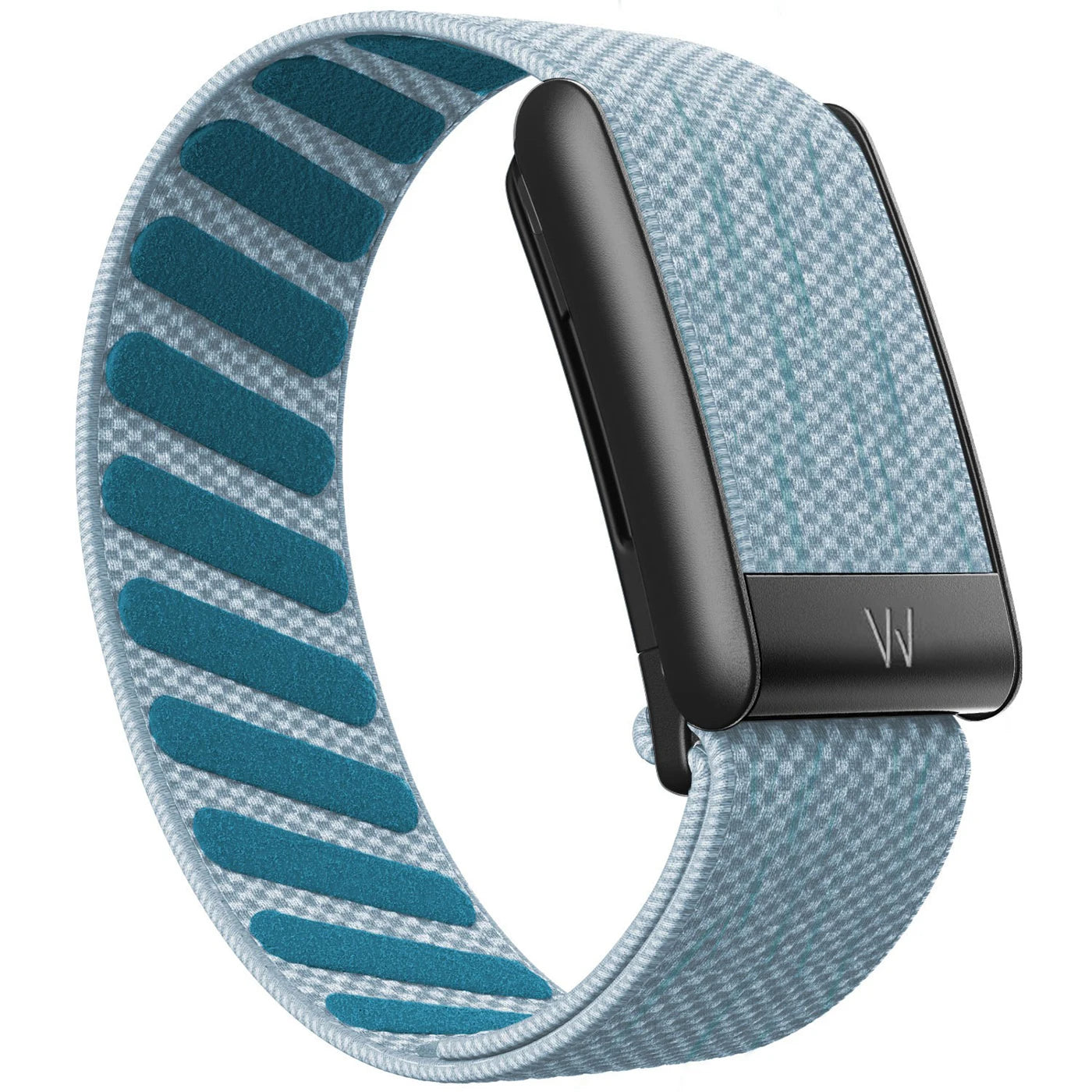 Suitable for Whoop 5.0 wristband strap, nylon woven elastic Whoop mg sports replacement strap, W logo metal