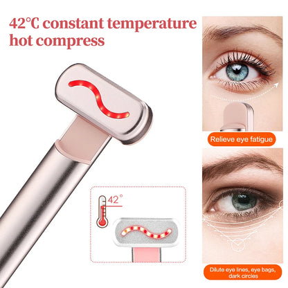 LumiWand Pro — 4-in-1 EMS Microcurrent Facial Wand