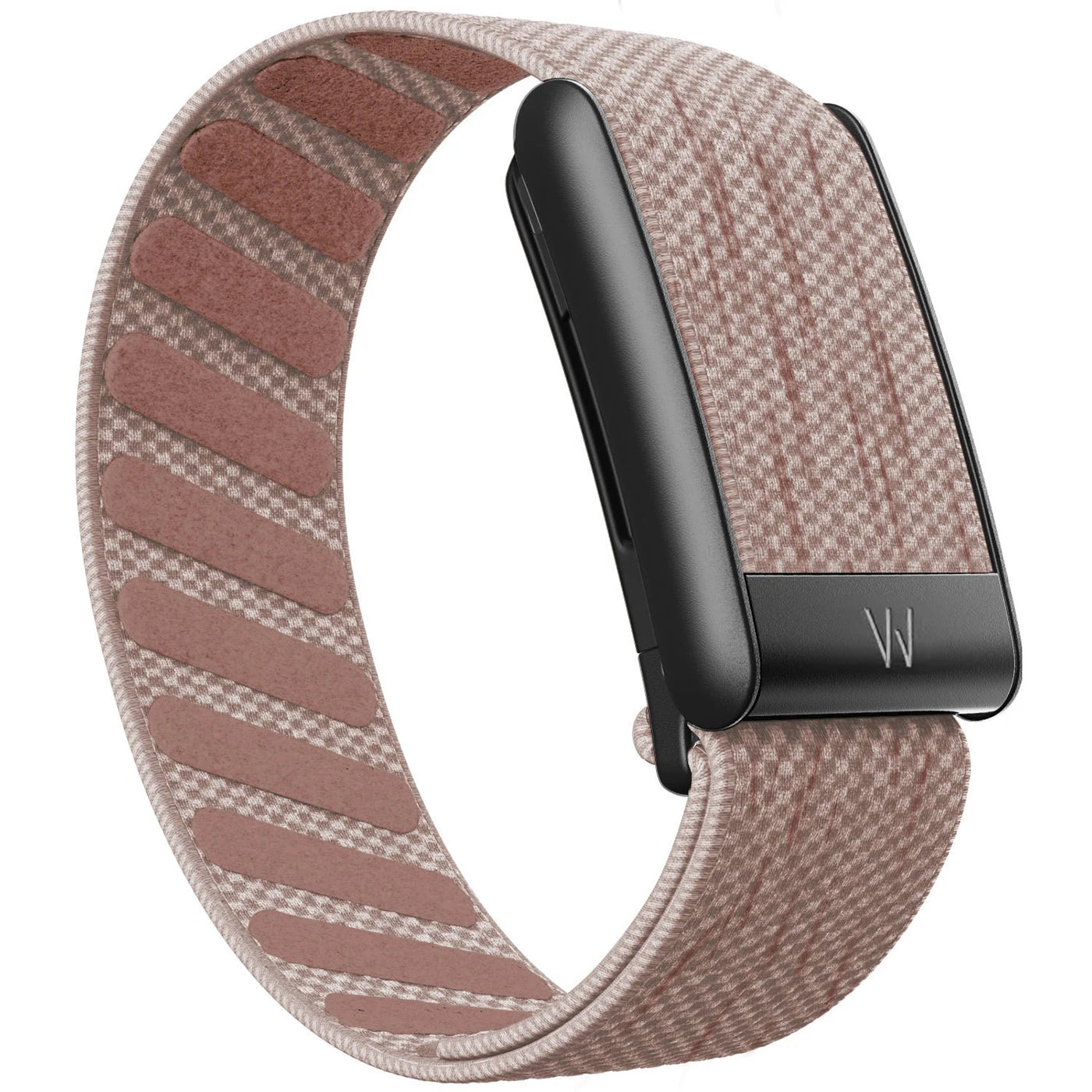 Suitable for Whoop 5.0 wristband strap, nylon woven elastic Whoop mg sports replacement strap, W logo metal