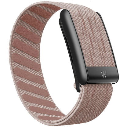 Suitable for Whoop 5.0 wristband strap, nylon woven elastic Whoop mg sports replacement strap, W logo metal