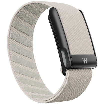 Suitable for Whoop 5.0 wristband strap, nylon woven elastic Whoop mg sports replacement strap, W logo metal