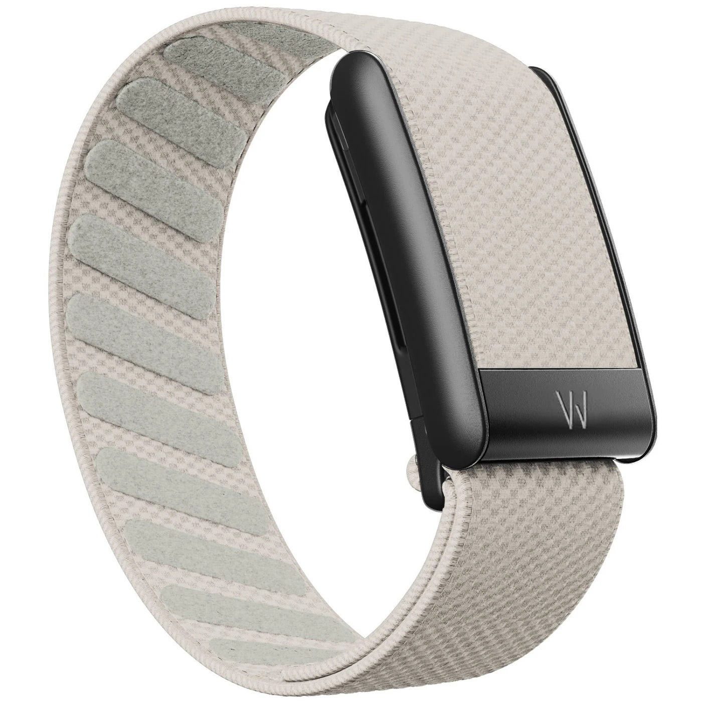 Suitable for Whoop 5.0 wristband strap, nylon woven elastic Whoop mg sports replacement strap, W logo metal