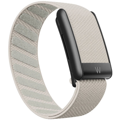 Suitable for Whoop 5.0 wristband strap, nylon woven elastic Whoop mg sports replacement strap, W logo metal