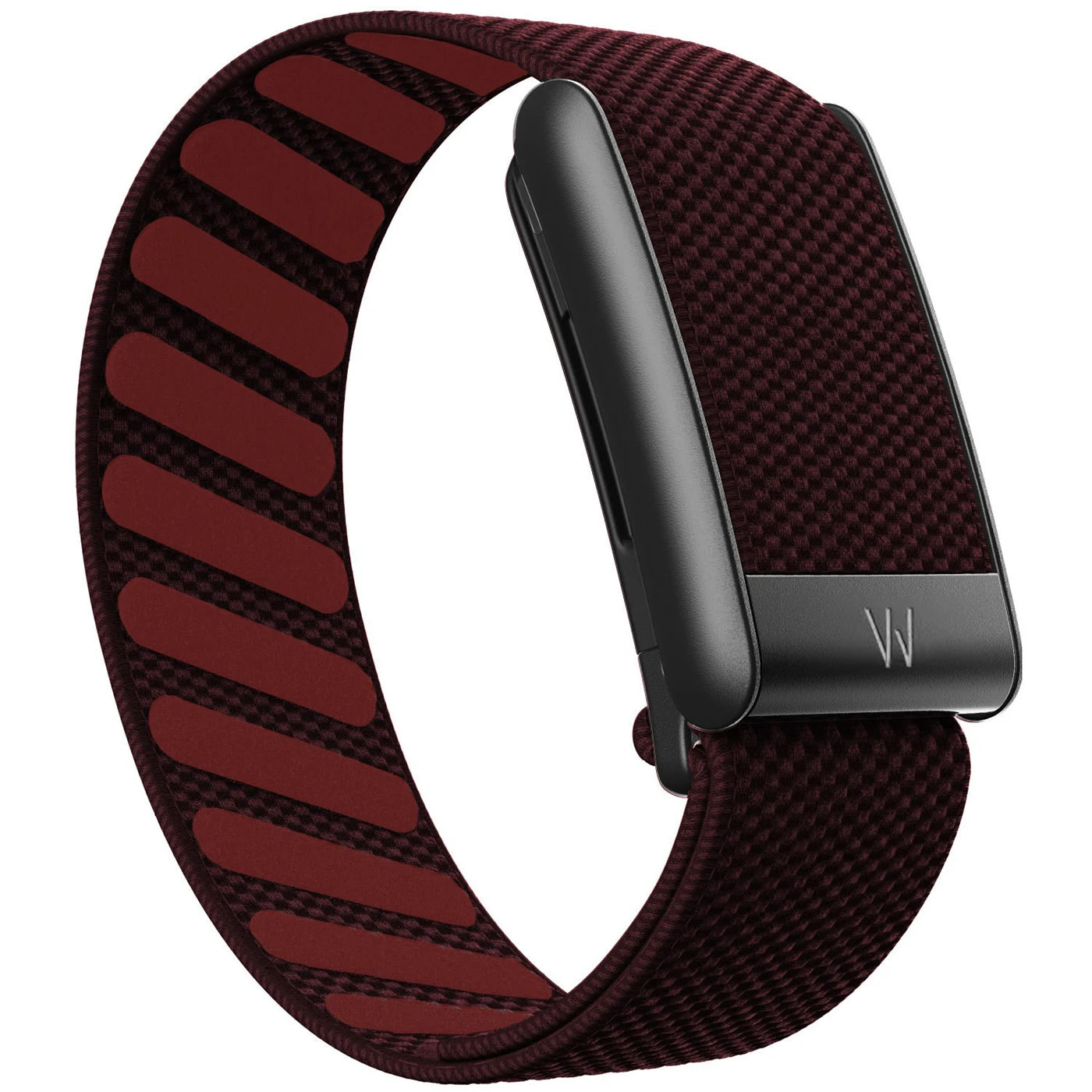 Suitable for Whoop 5.0 wristband strap, nylon woven elastic Whoop mg sports replacement strap, W logo metal