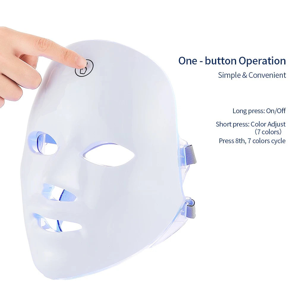 LumiMask Pro — 7-Color LED Photon Face Mask