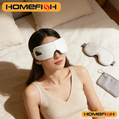 Intelligent Charging Steam Eye Massager - Bt Vibration Hot Compress Eye Mask for Children Eye Protection Device