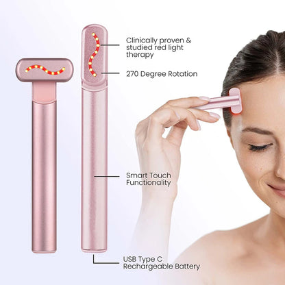 LumiWand Pro — 4-in-1 EMS Microcurrent Facial Wand