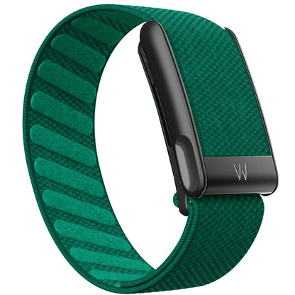 Suitable for Whoop 5.0 wristband strap, nylon woven elastic Whoop mg sports replacement strap, W logo metal