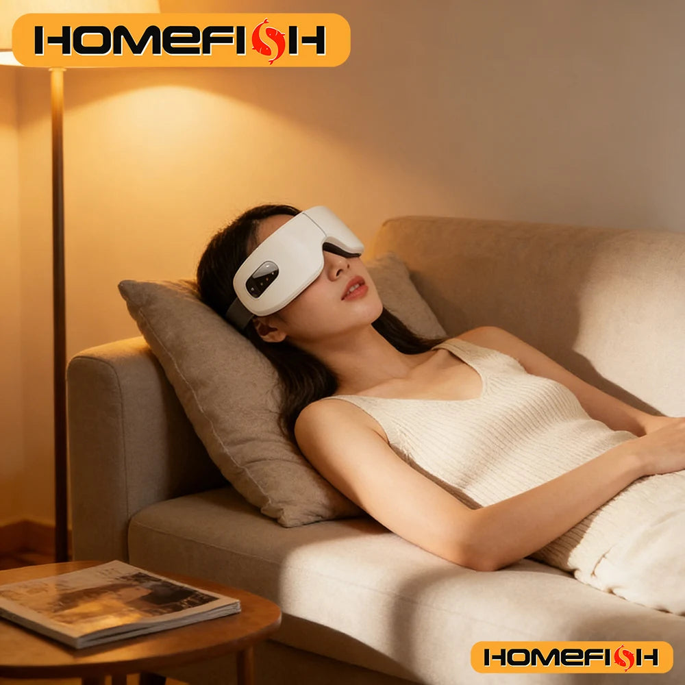 Intelligent Charging Steam Eye Massager - Bt Vibration Hot Compress Eye Mask for Children Eye Protection Device